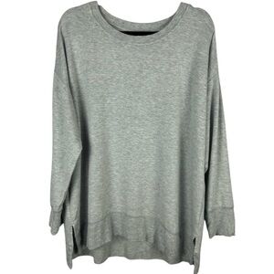 Workshop Republic Clothing Gray Sweater with Modal Size 1X